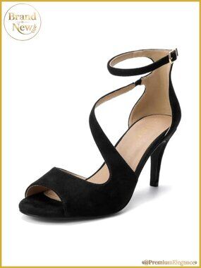 Women's High Heels Open Toe Heeled Sandals Ankle Strap